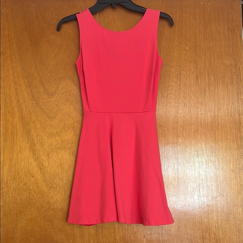 Coral Sleeveless Dress